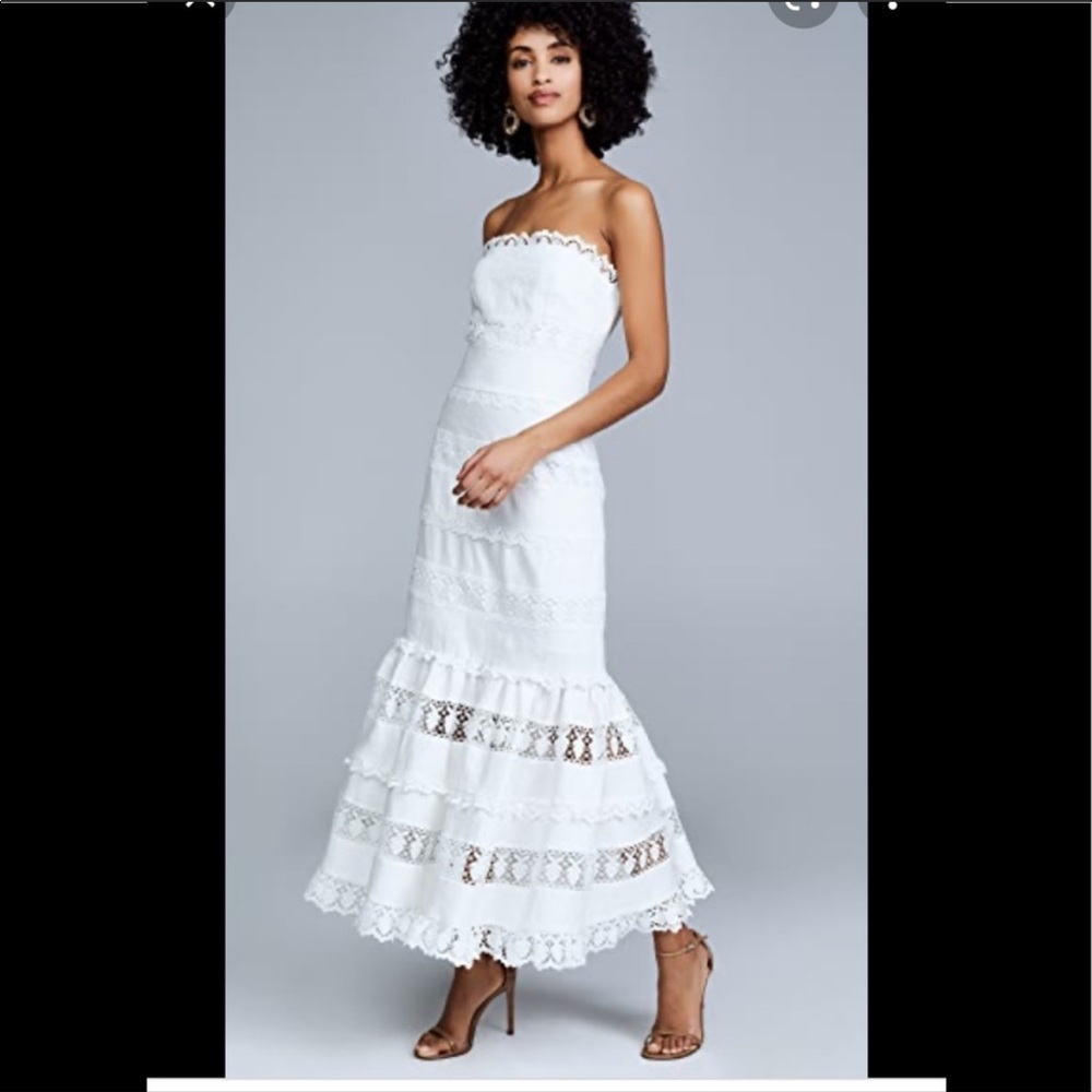 Zimmerman wayfarer paneled cotton midi dress
